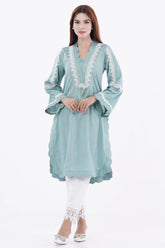 Women's Ethnic Tops (AQUA)